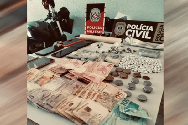 Dinheiro apreendido