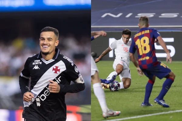 Foto colorida de Philippe Coutinho, do Vasco - Metrópoles