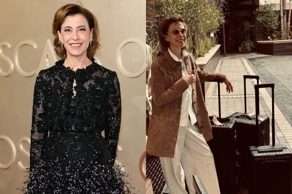 Fernanda Torres sai de férias com malas de luxo e valor impressiona