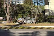 Acidente no Eixinho Sul deixa um morto nesta segunda-feira (22/6) Acidente no Eixinho Sul deixa um morto nesta segunda-feira (22/6)