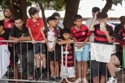 Flamengo veio ao DF com integrantes da equipe titular do Rubro-Negro Flamengo veio ao DF com integrantes da equipe titular do Rubro-Negro