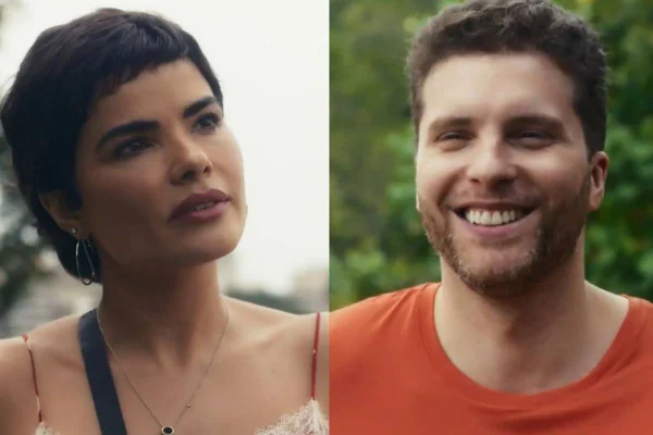 Foto colorida de Vanessa Giácomo e Thiago Fragoso - Metrópoles