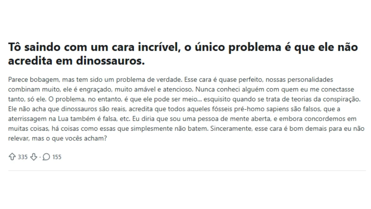 O problema é muito comum do que parece O problema é muito comum do que parece