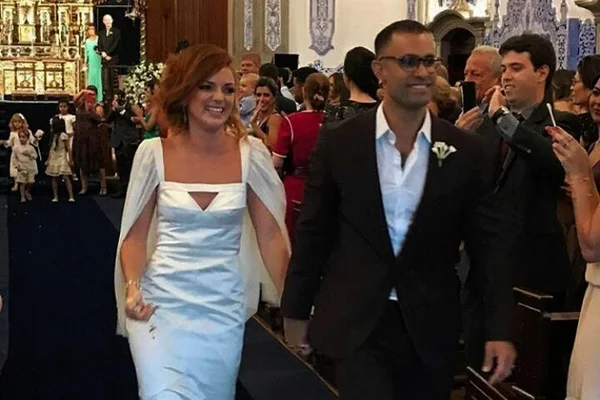 Bruno Stuckert e Fernanda Nobre casam-se em São Paulo