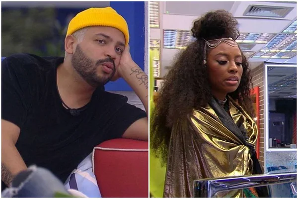 Projota e Lumena no BBB21