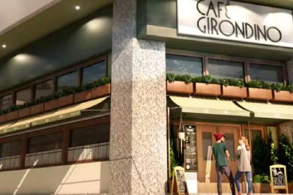Nova fachada do Café Girondino- Metrópoles
