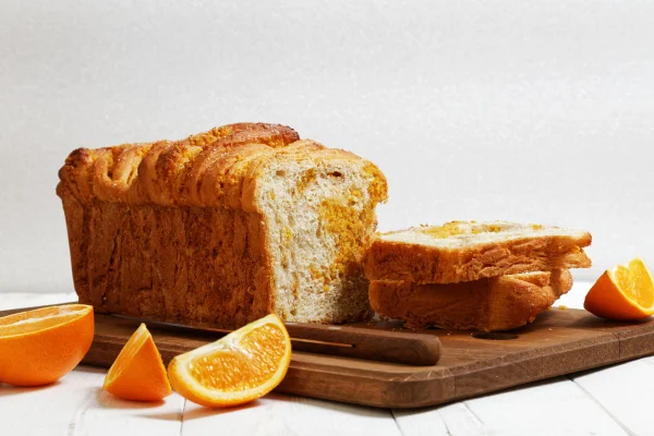 Pão de aveia com laranja