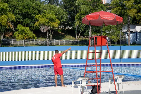 Piscina do Centro Esportivo Lapa, Pelezão, na zona oeste de São Paulo