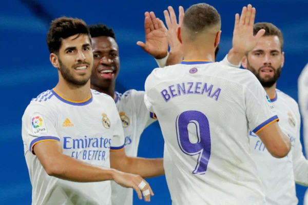 Asensio comemora gol em goleada sobre o Mallorca