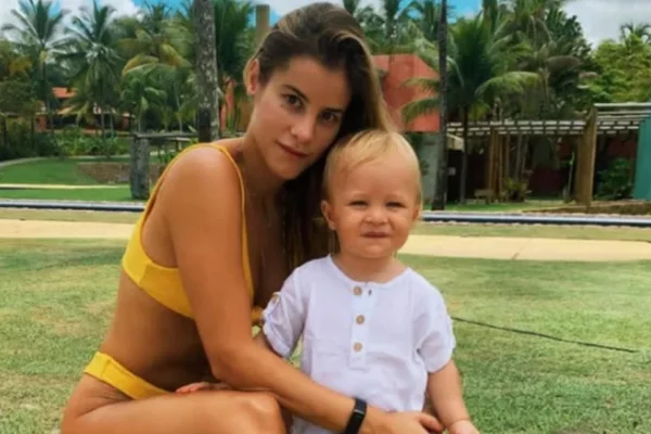 Shantal verdelho e filho