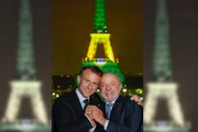 Lula com o presidente da França, Emmanuel Macron