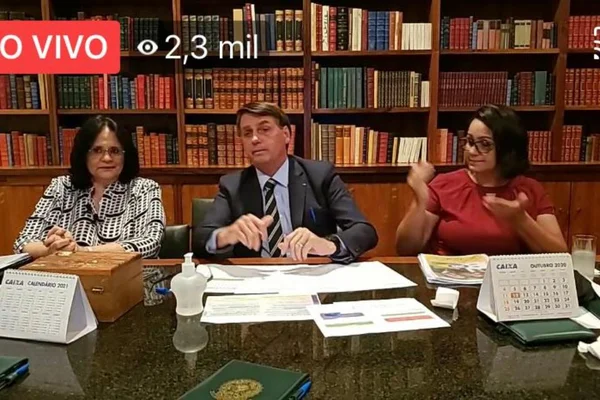 Damares Alves e Jair Bolsonaro