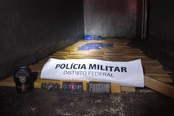 Polícia Militar apreende meia tonelada de maconha em chácara no Gama