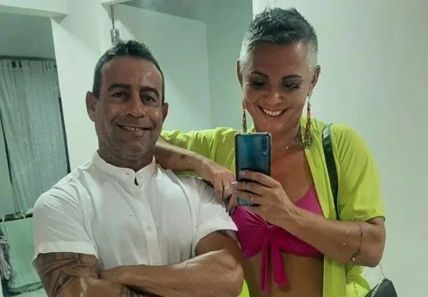 Fábio Dantas Soares e a esposa, Ana Nilda dos Santos Soares
