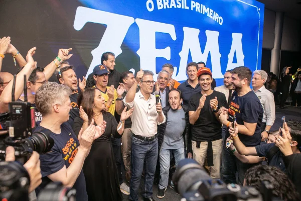 Lançamento de pré-candidatura de Romeu Zema (Novo) à Presidência da República