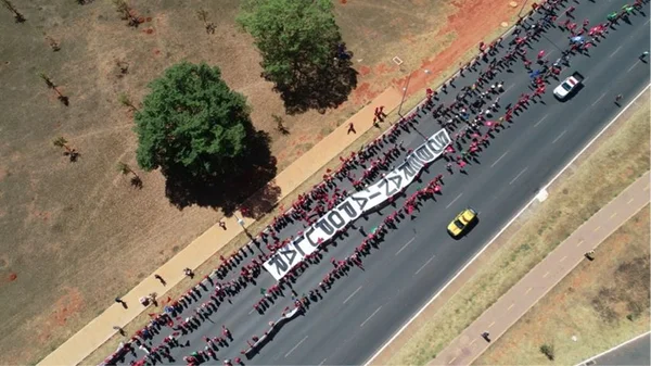 PMDF mobiliza efetivo de 1,2 mil policiais para marcha pró-Lula
