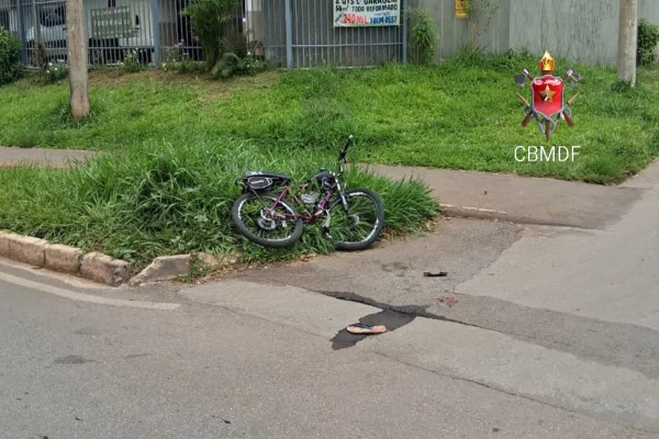 Bicicleta da vitima
