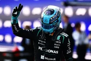 George Russel venceu o GP de Baku, no Azerbaijão George Russel venceu o GP de Baku, no Azerbaijão