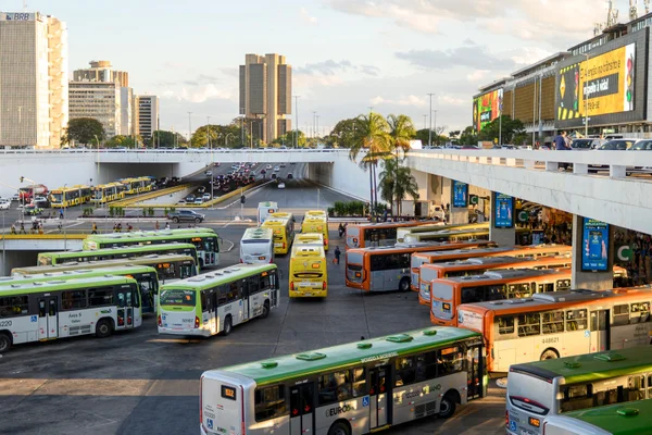 passageiros, ônibus, transporte