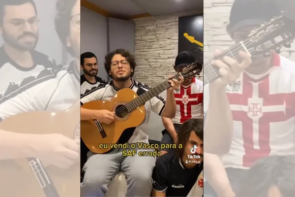 Torcedores do Vasco fazem paródia sobre fase ruim do clube
