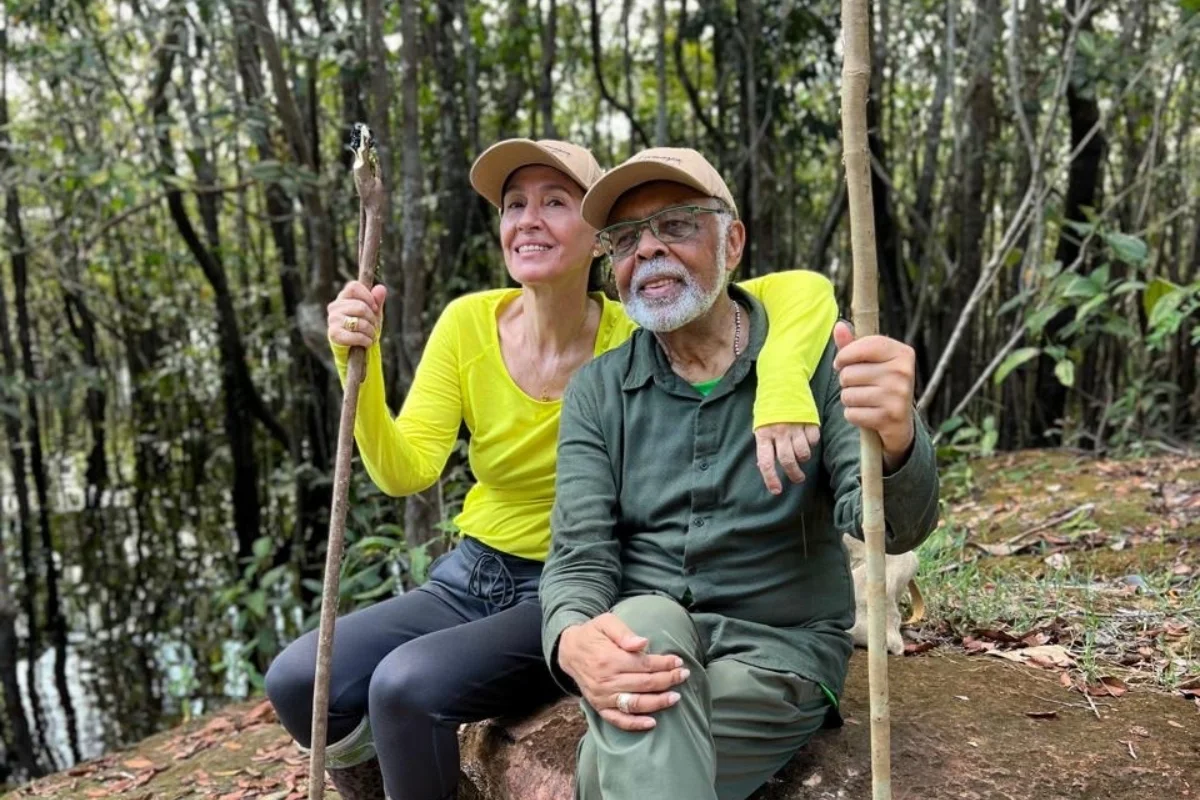 Gilberto Gil e Flora Gil.