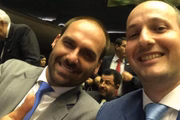 Derrite e Eduardo bolsonaro