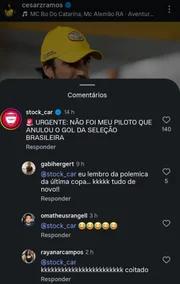 Internautas confundiram piloto com juiz após anulação de gol
