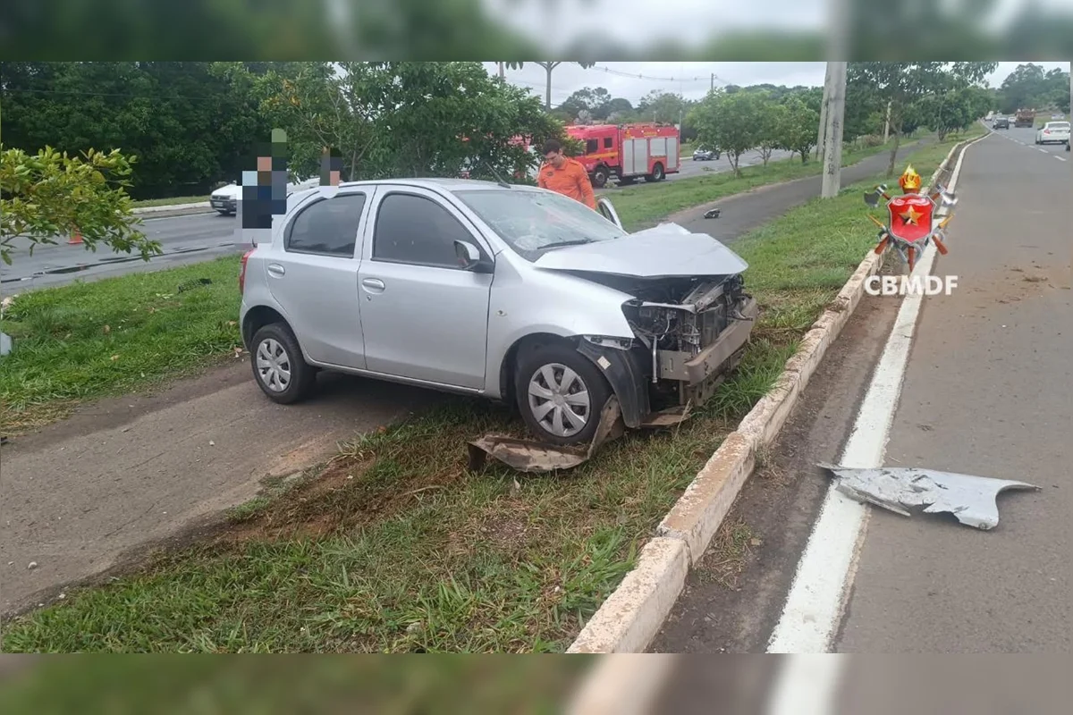 Segundo os bombeiros, a vítima estava consciente e orientada. Segundo os bombeiros, a vítima estava consciente e orientada.