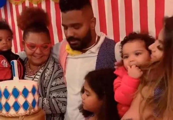 Aniversário de Antônio, neto de Arlindo Cruz