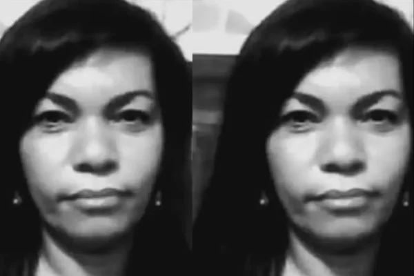 Foto colorida de mulher morta eletrocutada ao ligar tanquinho na Bahia