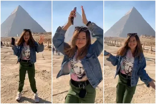 Mistura do Brasil com Egito: Maisa dança É o Tchan nas pirâmides