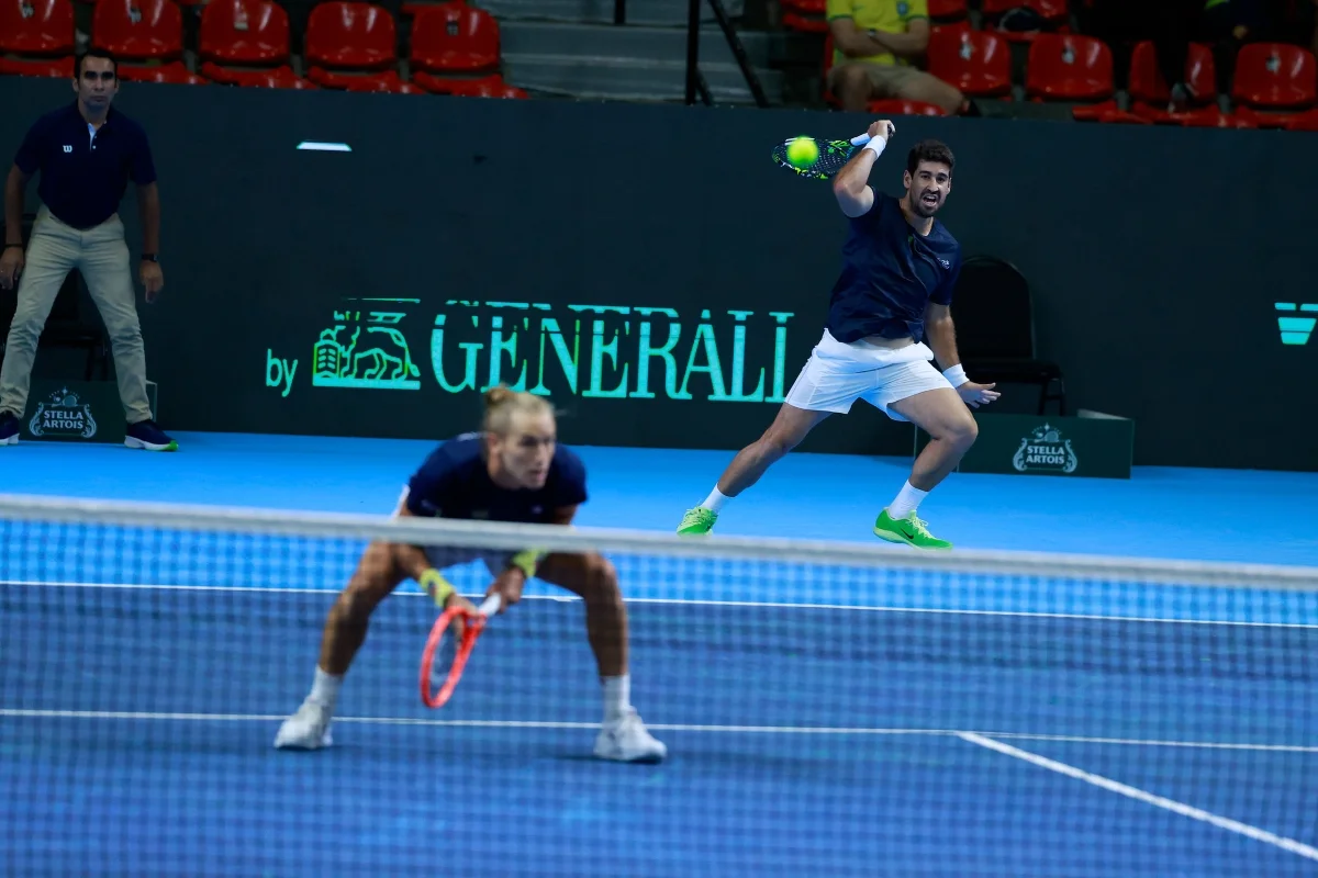 O Brasil venceu a Suíça na Copa Davis de Tênis O Brasil venceu a Suíça na Copa Davis de Tênis