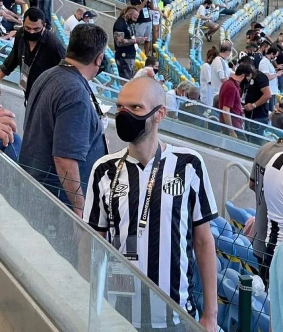 Bruno Covas vendo final da Libertadores
