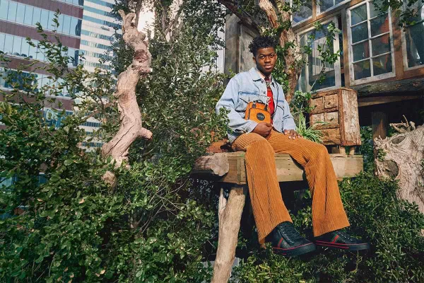 Lil Nas X em campanha da Gucci