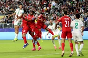 Após 12 minutos do gol de empate, a Argélia chegou a virada com Gouiri, em nova jogada de escanteio Após 12 minutos do gol de empate, a Argélia chegou a virada com Gouiri, em nova jogada de escanteio