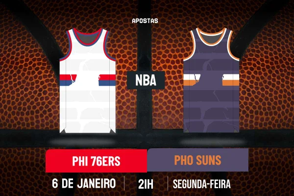Palpite Philadelphia 76ers x Phienix Suns - APOSTAS