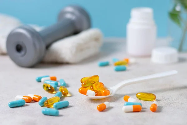 cápsulas de suplementos