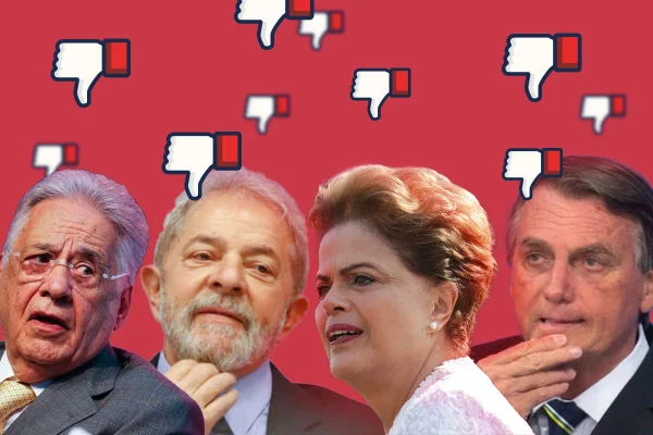 Saiba qual presidente teve a maior rejeição ao disputar a reeleição