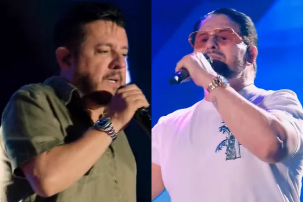 Bruno “desmente” Marrone durante show em Manaus