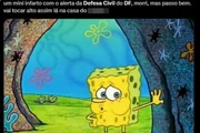 Após o susto os internautas começaram desabafar e produzir memes pelas redes sociais 
