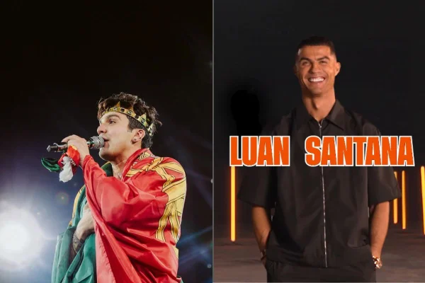 Luan Santana celebra show em Lisboa com apoio de Cristiano Ronaldo