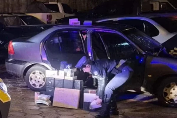 Contrabandista é preso após atropelar boi