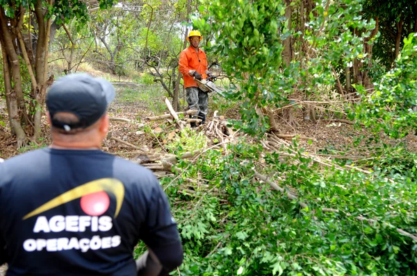 Desocupação da orla chega ao Lago Norte