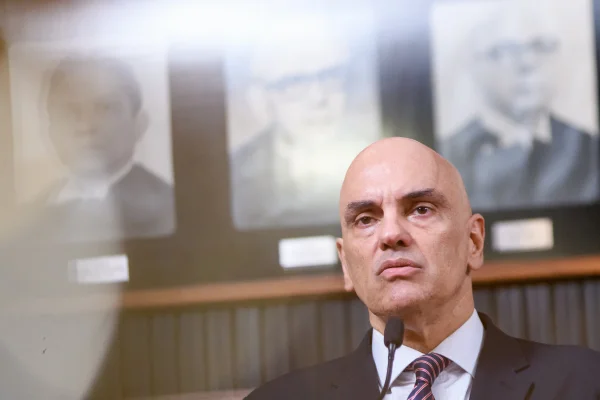 O ministro Alexandre de Moraes no STF