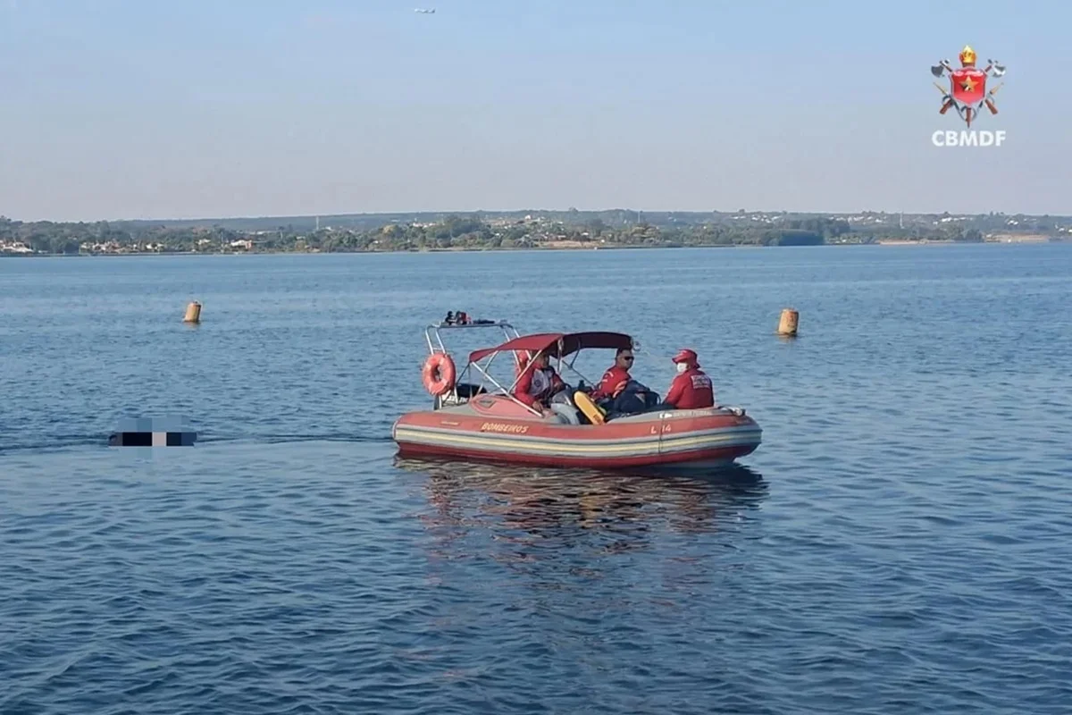 Corpo encontrado boiando no Lago Paranoá é de homem foragido da Justiça