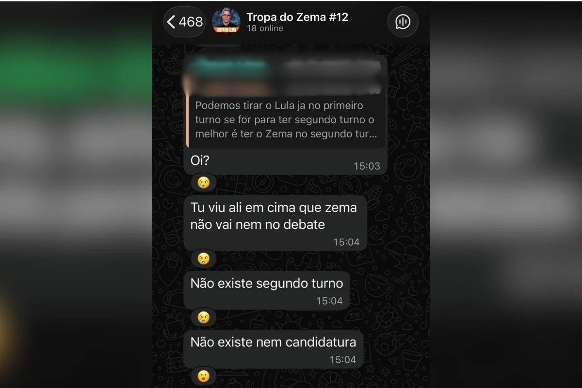 Ausência de Zema em debate gera críticas e ameaça perda de votos Ausência de Zema em debate gera críticas e ameaça perda de votos