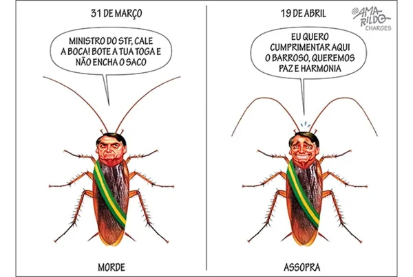 Charge do Amarildo