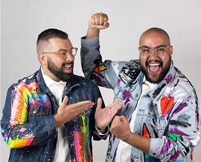 Tiago Abravanel e marido