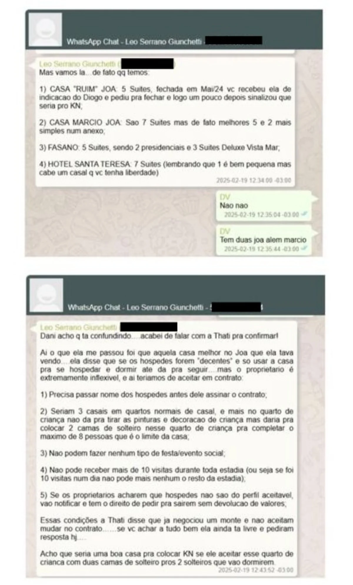 Vorcaro reservou mansão de R$ 250 milhões para ministro “KN” no Carnaval - imagem 13 Vorcaro reservou mansão de R$ 250 milhões para ministro “KN” no Carnaval - imagem 13