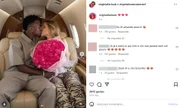 Um perfil falso de Virginia publicou uma imagem feita com IA da influenciadora beijando Vini Jr. 